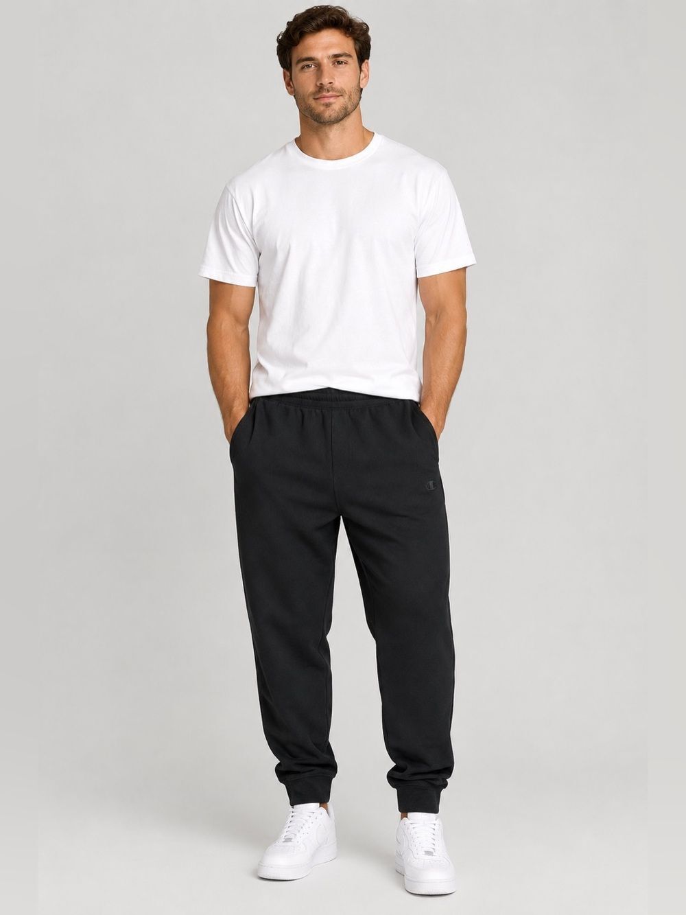 Champion Sweatpants Black XXL Men’s Athleisure Joggers Comfy Gym